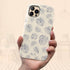 Custom Initials Tropical Monstera Leaves iPhone Case